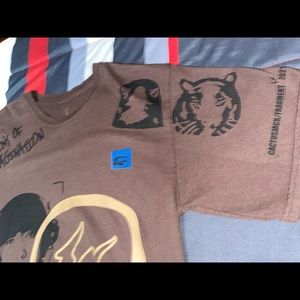 Travis Scott FRAGMENT T SHIRT, brown